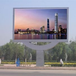 중국 1080P 옥외 HD 지도된 영상 스크린 정면을 광고하는 전시 5개 MM 화소 피치 협력 업체