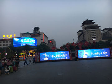 중국 정면 접근 옥외 지도된 광고 스크린 영상 벽 P10 14 조금 50KG 협력 업체